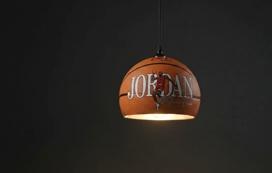 Basketball Falling Lamp — Street Culture Statement Light