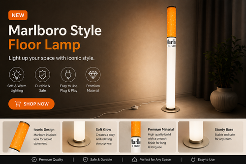 Marlboro Lamp — Imported Statement Light