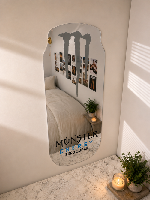 Monstered Mirror — Statement Wall Piece