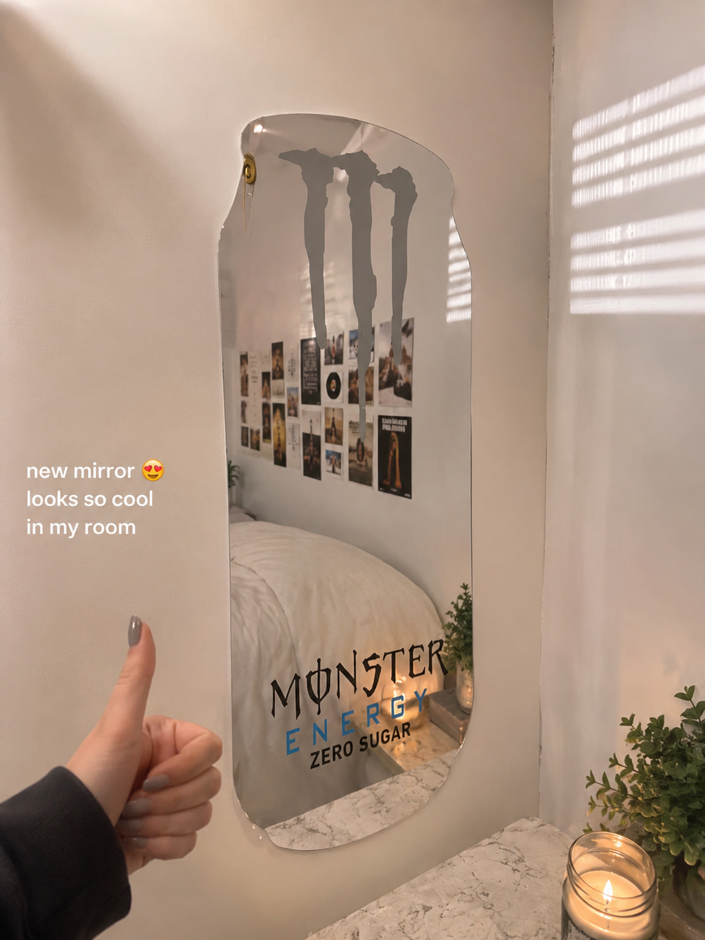 Monstered Mirror — Statement Wall Piece