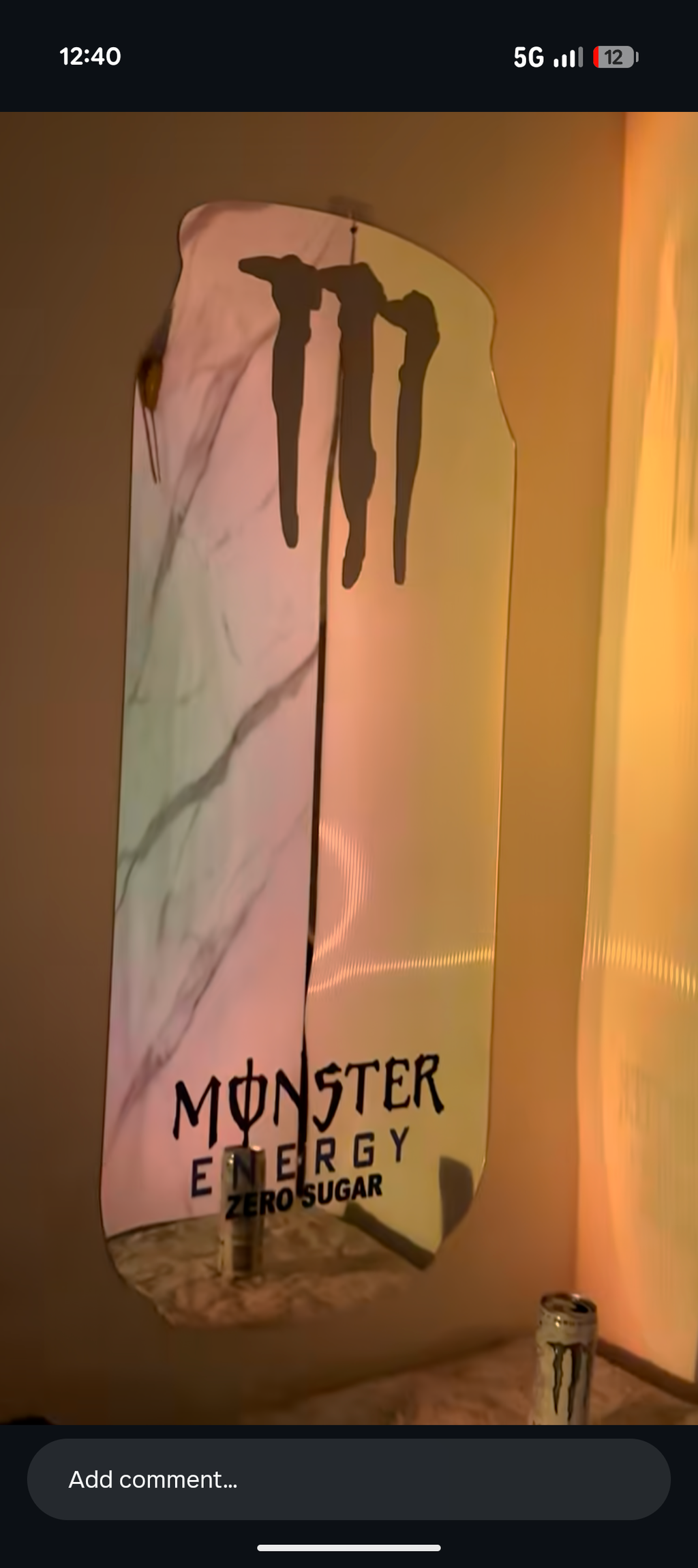 Monstered Mirror — Statement Wall Piece